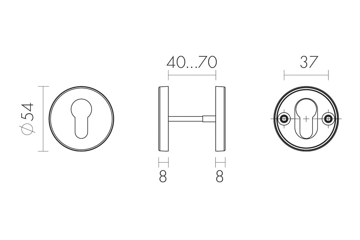 Накладка Fuaro (Фуаро) под цилиндр ET.R.DSS201-02 (DSS-02-ET) (INOX 201) BLACK Накладка Fuaro (Фуаро) под цилиндр ET.R.DSS201-02 (DSS-02-ET) (INOX 201) BLACK