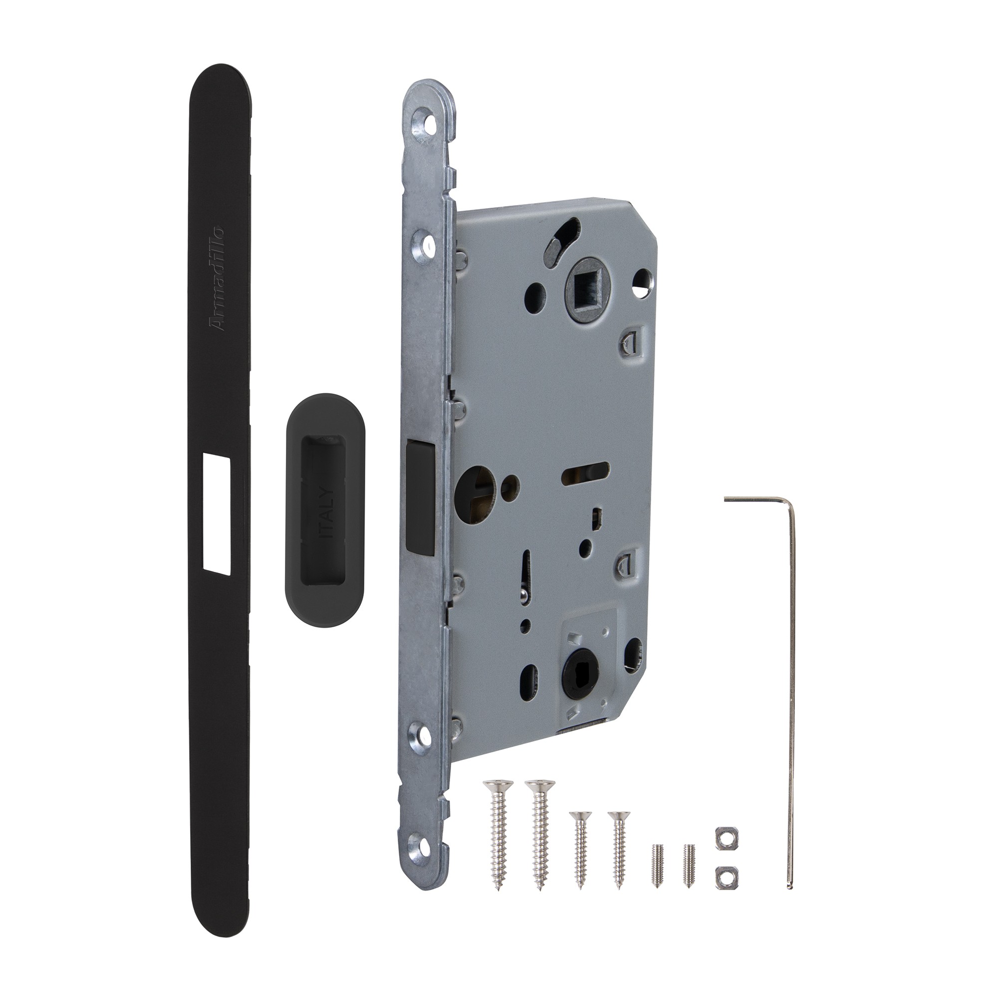 Магнитная Armadillo (Армадилло) защелка WC с ответной планкой GRAVITY.PRO G01.196.50.96 BL черный Магнитная Armadillo (Армадилло) защелка WC с ответной планкой GRAVITY.PRO G01.196.50.96 BL черный