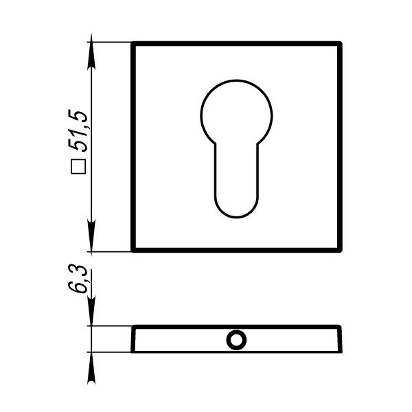 Накладка Armadillo (Армадилло) под цилиндр ET.K.USS52 (ET USS) BL-26 черный 