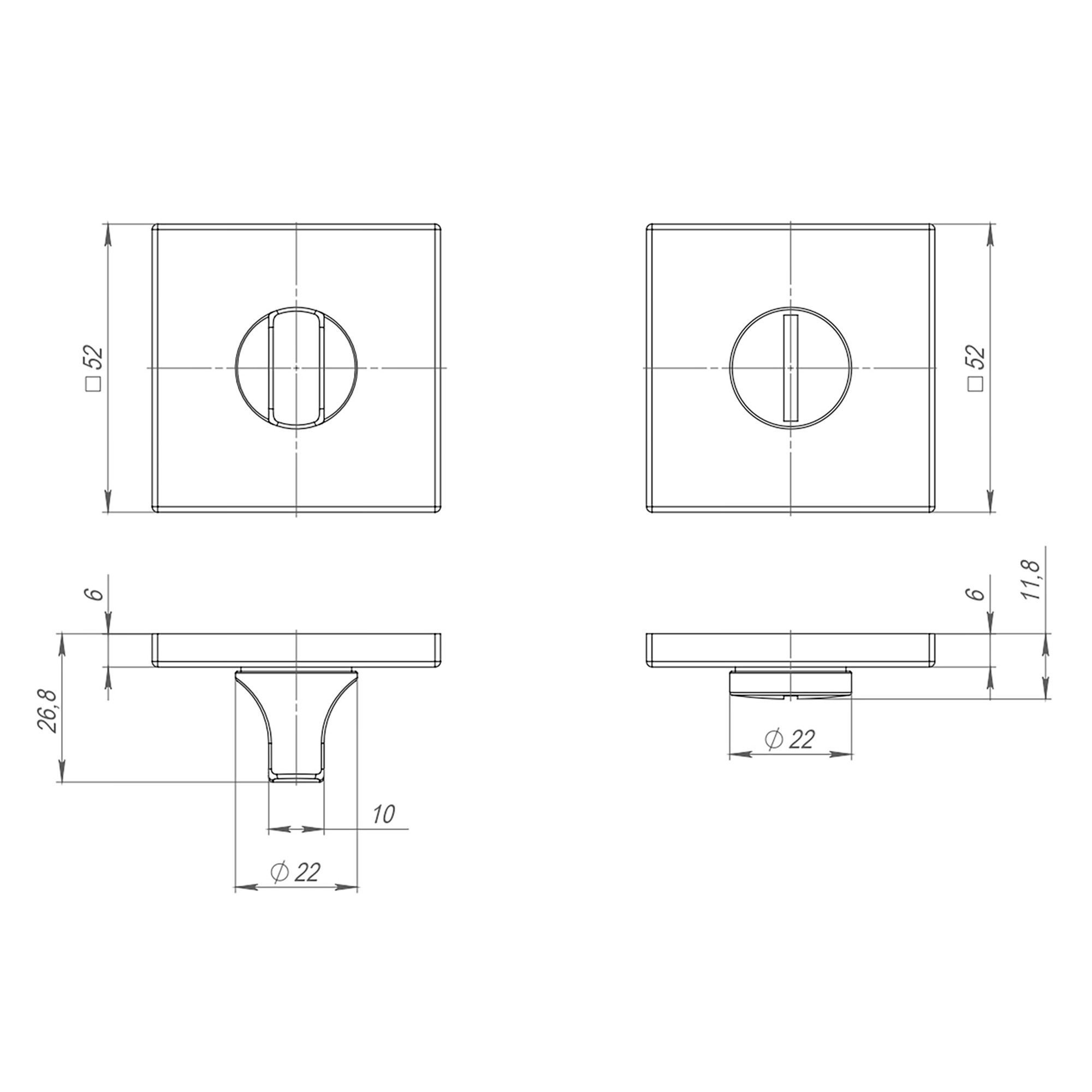Ручка Punto (Пунто) поворотная BK6.K.ARC.Q52 (BK6 ARC) SSG-39 сатин.золото Ручка Punto (Пунто) поворотная BK6.K.ARC.Q52 (BK6 ARC) SSG-39 сатин.золото