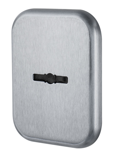 Декоратив. Armadillo (Армадилло) Квадр. накл. на сув. замок со шторкой PS-DEC SQ CT (ATC Protector 1) SC-14 Матовый хром 