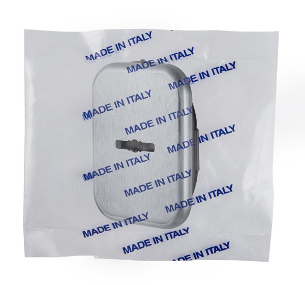 Декоратив. Armadillo (Армадилло) Квадр. накл. на сув. замок со шторкой PS-DEC SQ CT (ATC Protector 1) SC-14 Матовый хром 