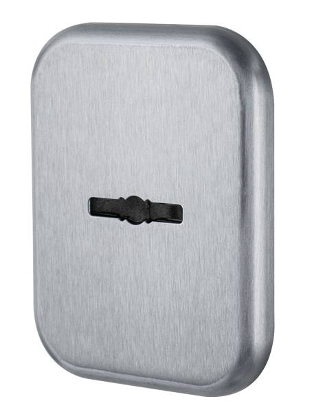 Декоратив. Armadillo (Армадилло) Квадр. накл. на сув. замок со шторкой PS-DEC SQ CT (ATC Protector 1) SC-14 Матовый хром 
