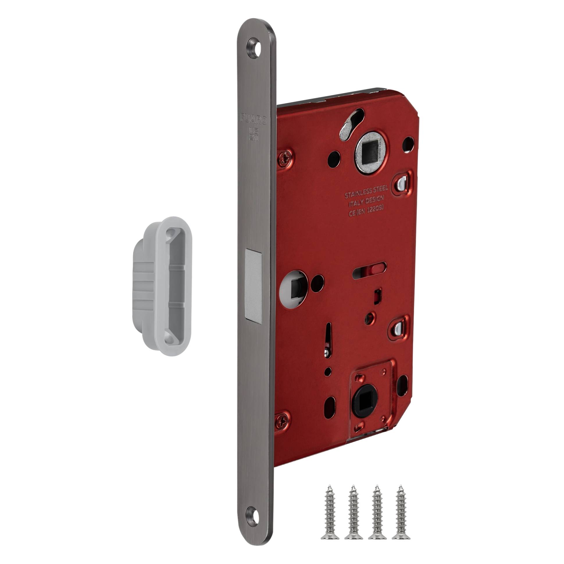 Защелка Fuaro (Фуаро) врезная магнитная MAGNM96WC-50/BL INOX GR-23 графит (блистер) 