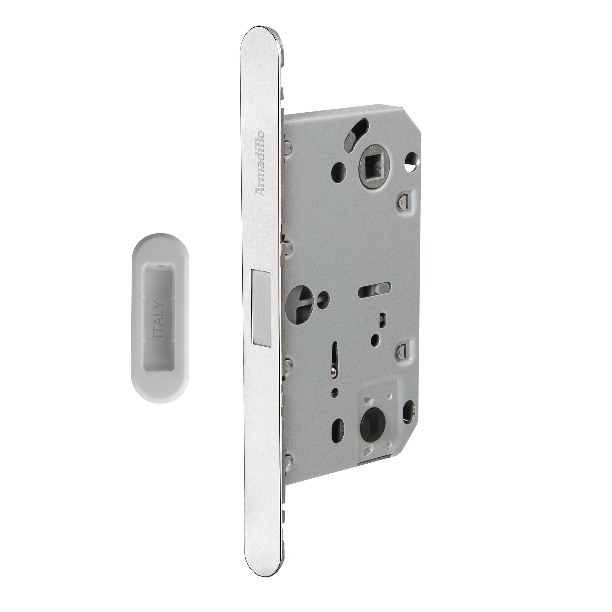 Магнитная Armadillo (Армадилло) защелка WC с ответной планкой GRAVITY.PRO G01.196.50.96 CP хром Магнитная Armadillo (Армадилло) защелка WC с ответной планкой GRAVITY.PRO G01.196.50.96 CP хром