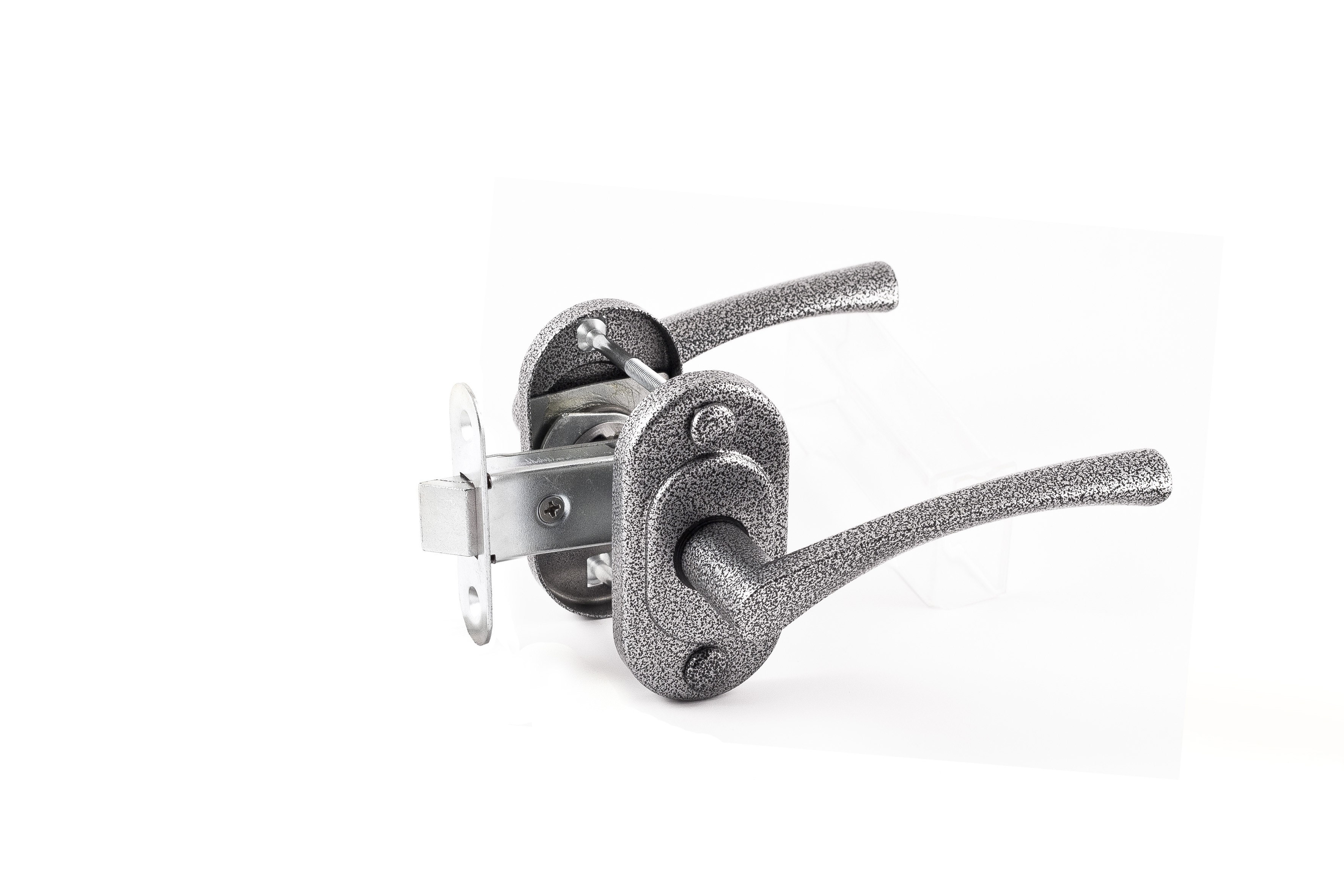 Защелка Omega (Омега) ЗЩ2.03 (серебро) 