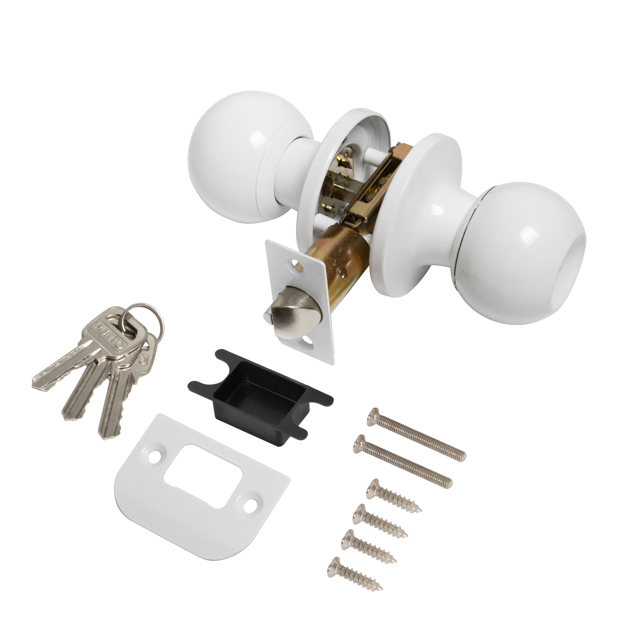 Ручка Punto (Пунто) защелка DK672/BL WH-ET (кл./фик.) белый Ручка Punto (Пунто) защелка DK672/BL WH-ET (кл./фик.) белый