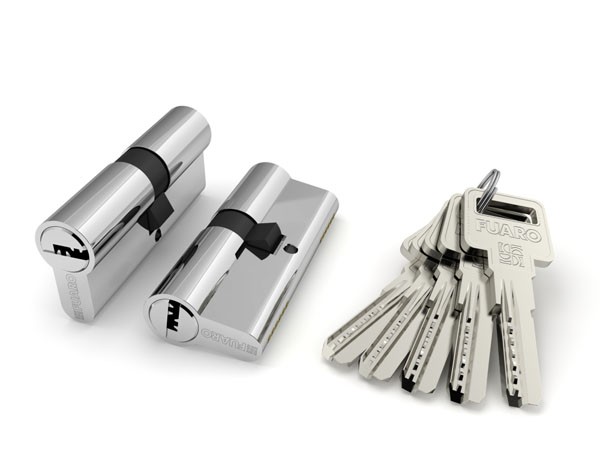 Цилиндровый Fuaro (Фуаро) механизм (R600/90) R6000Key90(50+10+30)-BL CP хром /блистер 5Key 