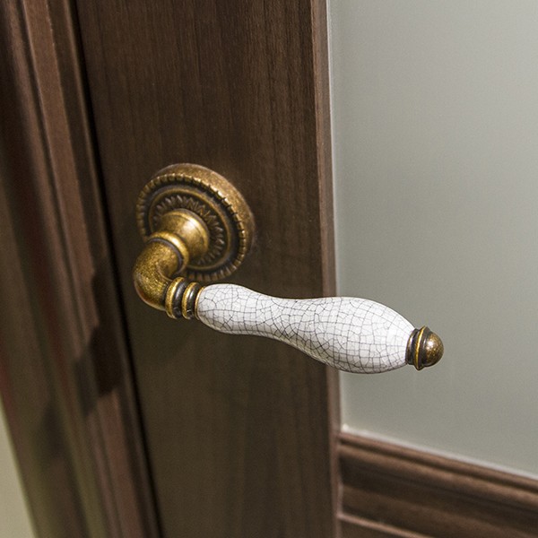 Ручка Armadillo (Армадилло) раздельная R.CL55.Silvia (Silvia CL1) OB/CRP-213 античная бронза/кракелюр 