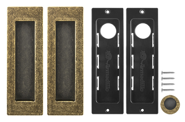 Ручка Armadillo (Армадилло) для раздвижных дверей SH.URB153.010 (SH010 URB) OB-13 античная бронза 