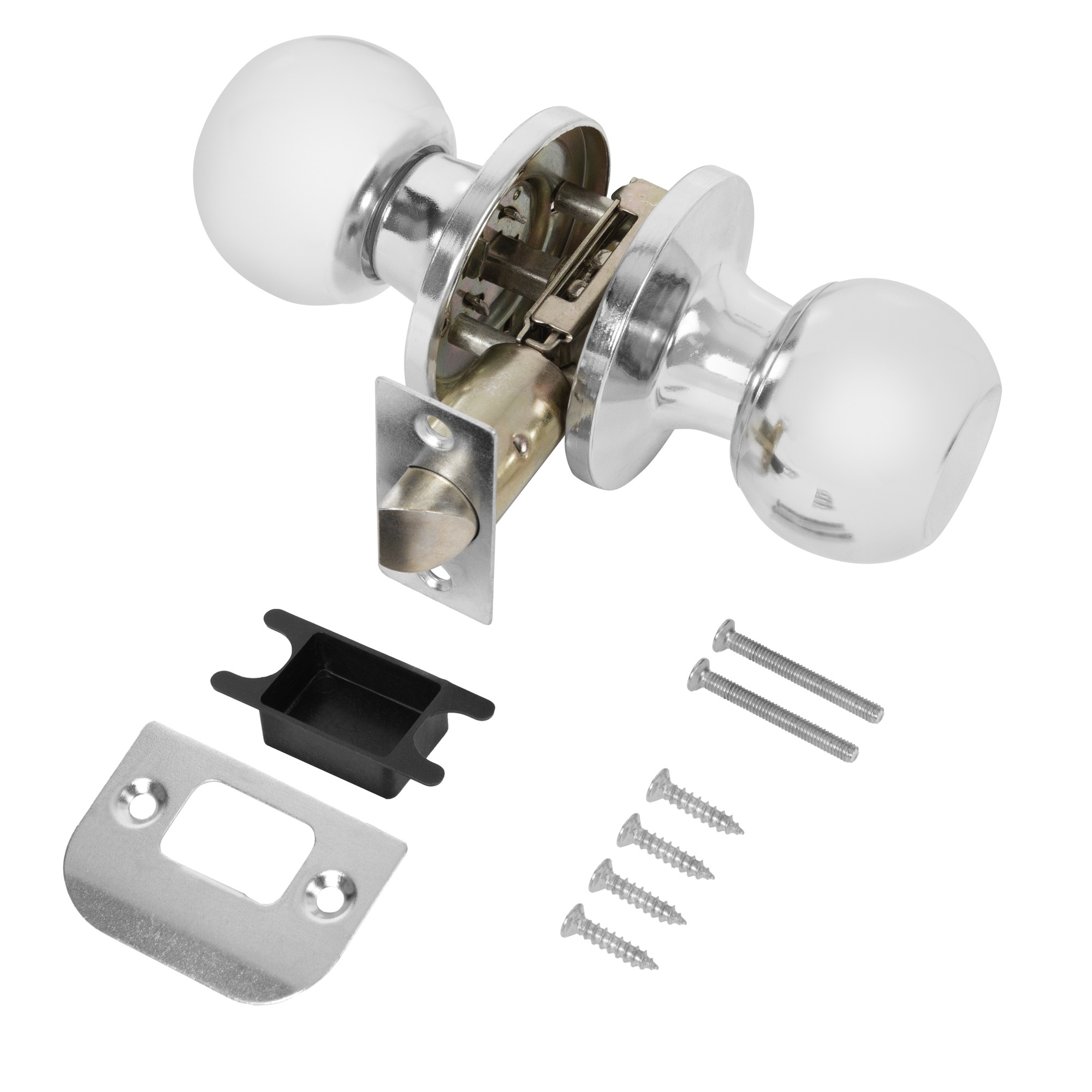 Ручка Punto (Пунто) защелка DK672/BL CP-PS (без фик.) хром 