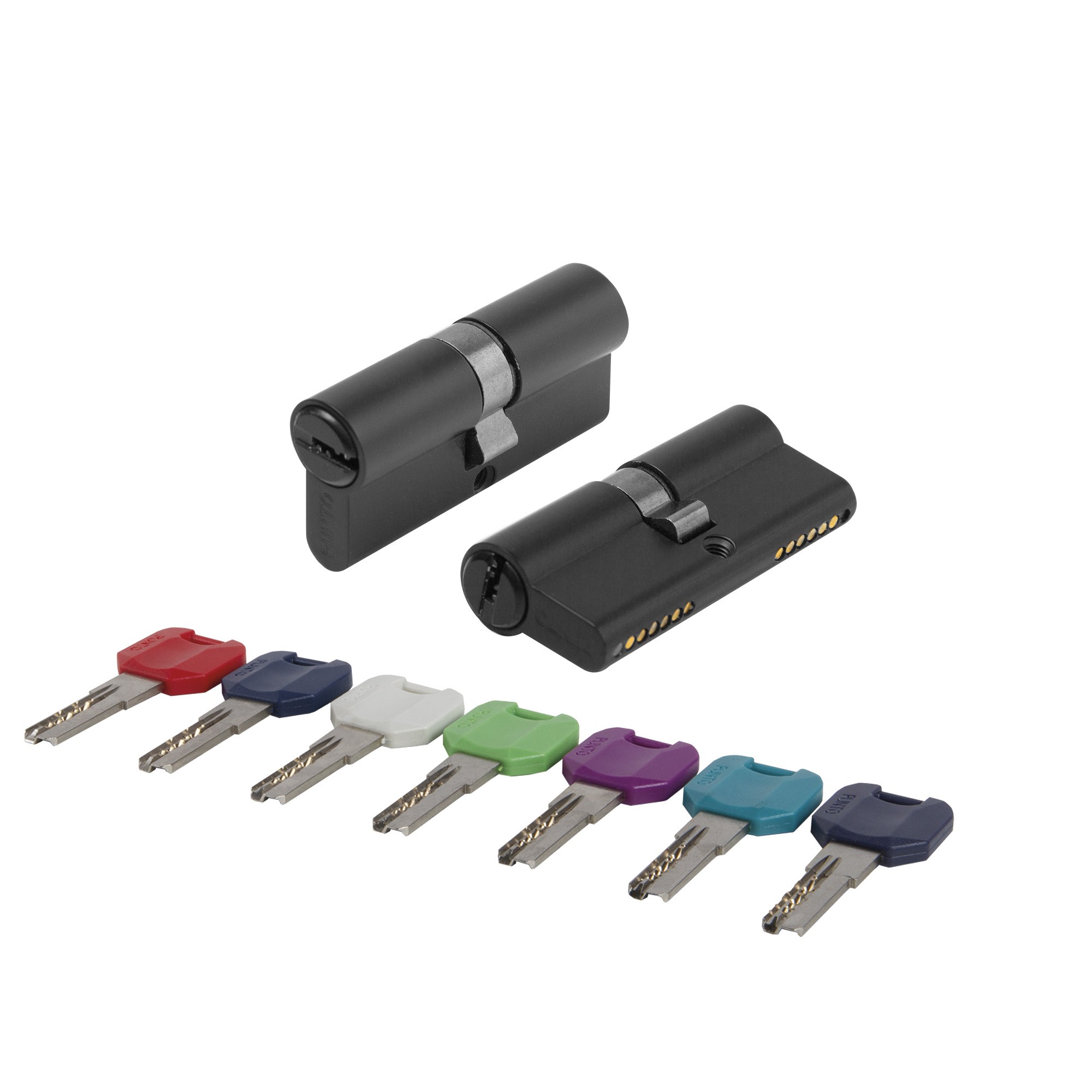 Цилиндровый Punto (Пунто) механизм MaxPro7000Key60mm(25+10+25) BL черный 7key 