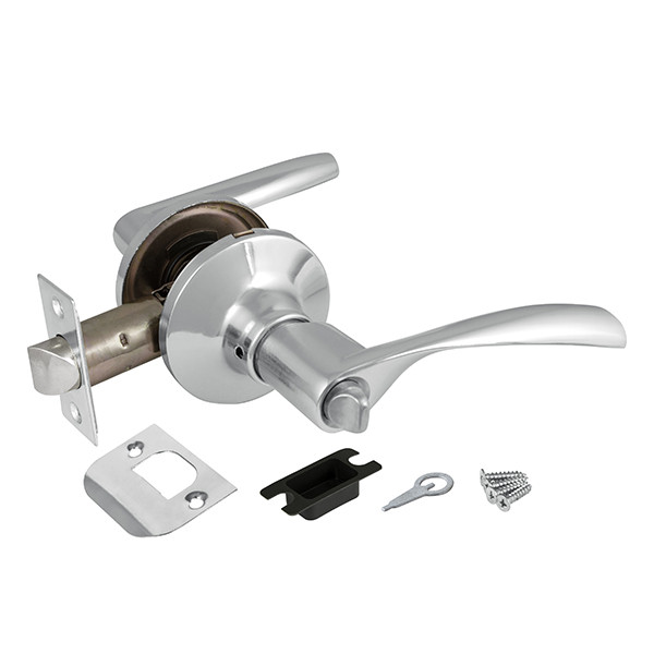 Ручка Ajax (Аякс) защелка DK610 CP-BK (6010 CP-B) (фик.) хром 