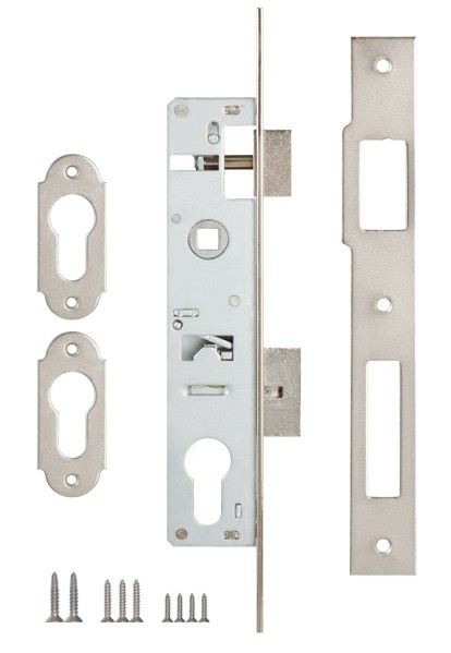 Корпус Kale kilit (Кале килит) узкопрофильного замка с защёлкой 153 (20 mm) w/b (никель) Корпус Kale kilit (Кале килит) узкопрофильного замка с защёлкой 153 (20 mm) w/b (никель)