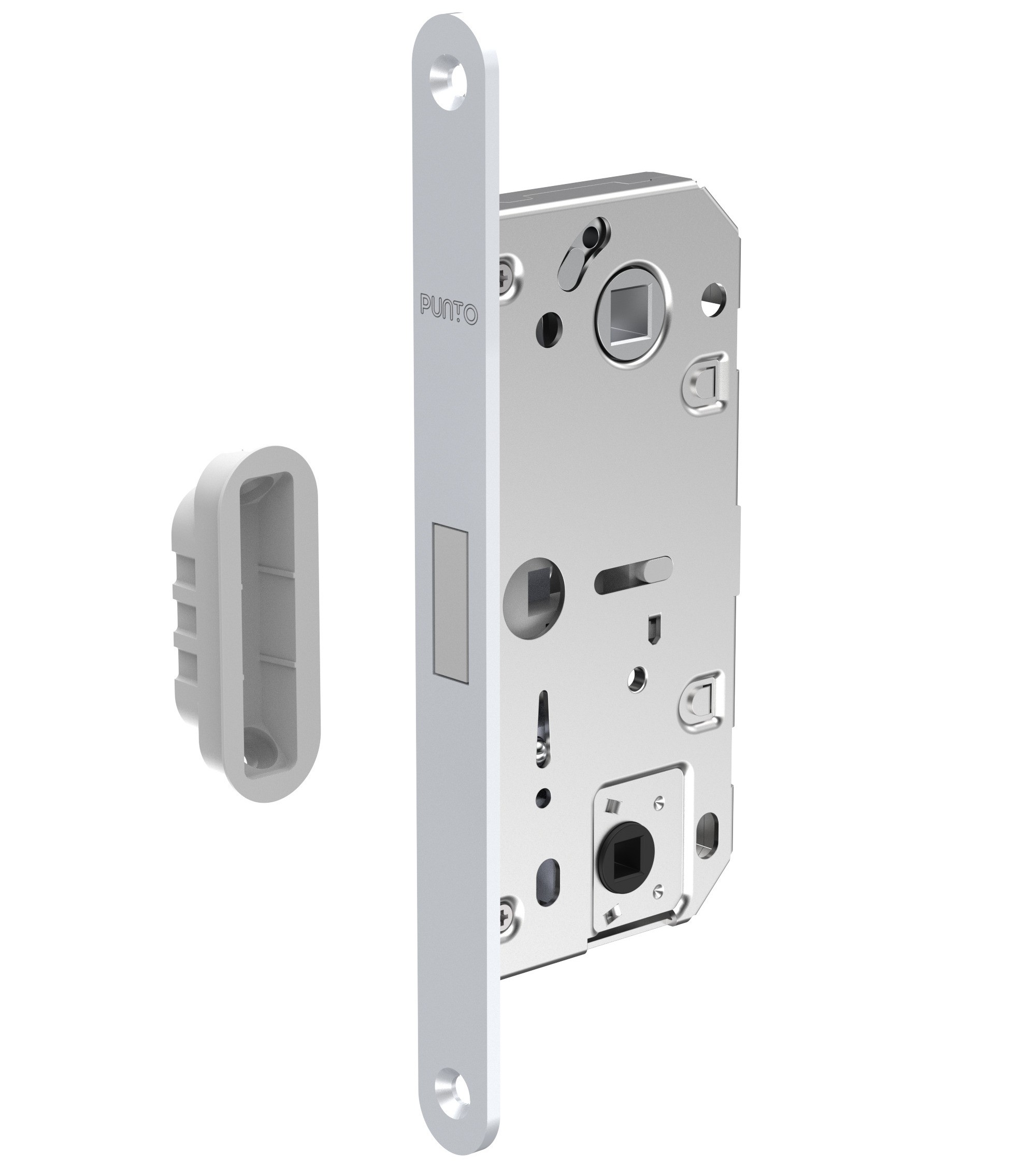 Защелка Punto (Пунто) врезная магнитная ML96WC-35/IND AL алюминий 