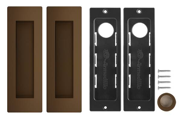 Ручка Armadillo (Армадилло) для раздвижных дверей SH.URB153.010 (SH010 URB) BB-17 коричневая бронза 