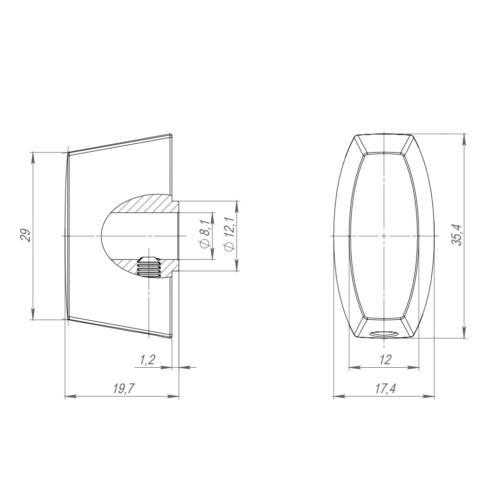 Вертушка Armadillo (Армадилло) на цилиндр T.Knob-Slim FSG-39 флорентийское золото Вертушка Armadillo (Армадилло) на цилиндр T.Knob-Slim FSG-39 флорентийское золото