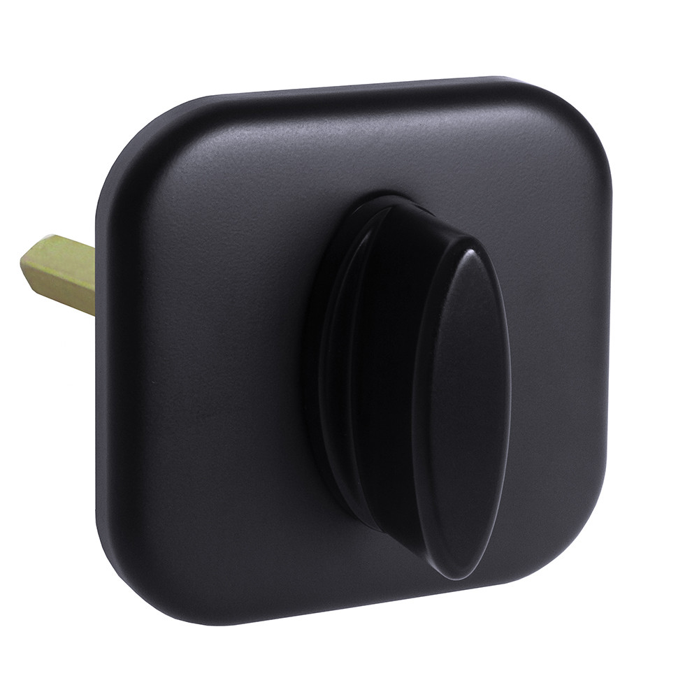 Ручка Fuaro (Фуаро) поворотная BKW8x75.K.TRD62 BL-24 черный ПЛАСТИК 