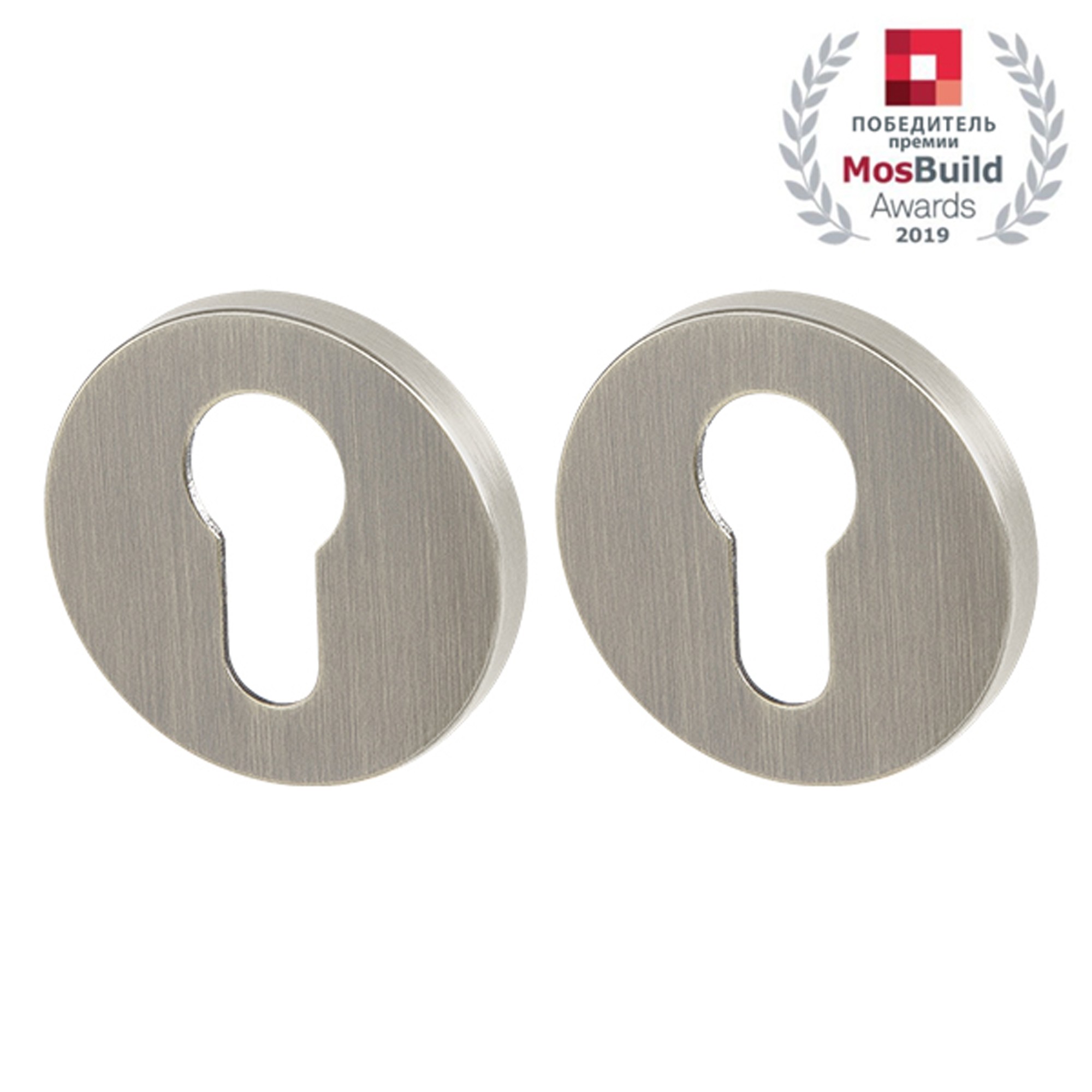 Накладка Armadillo (Армадилло) под цилиндр ET.R.URS52 (ET URS) SN-3 матовый никель 