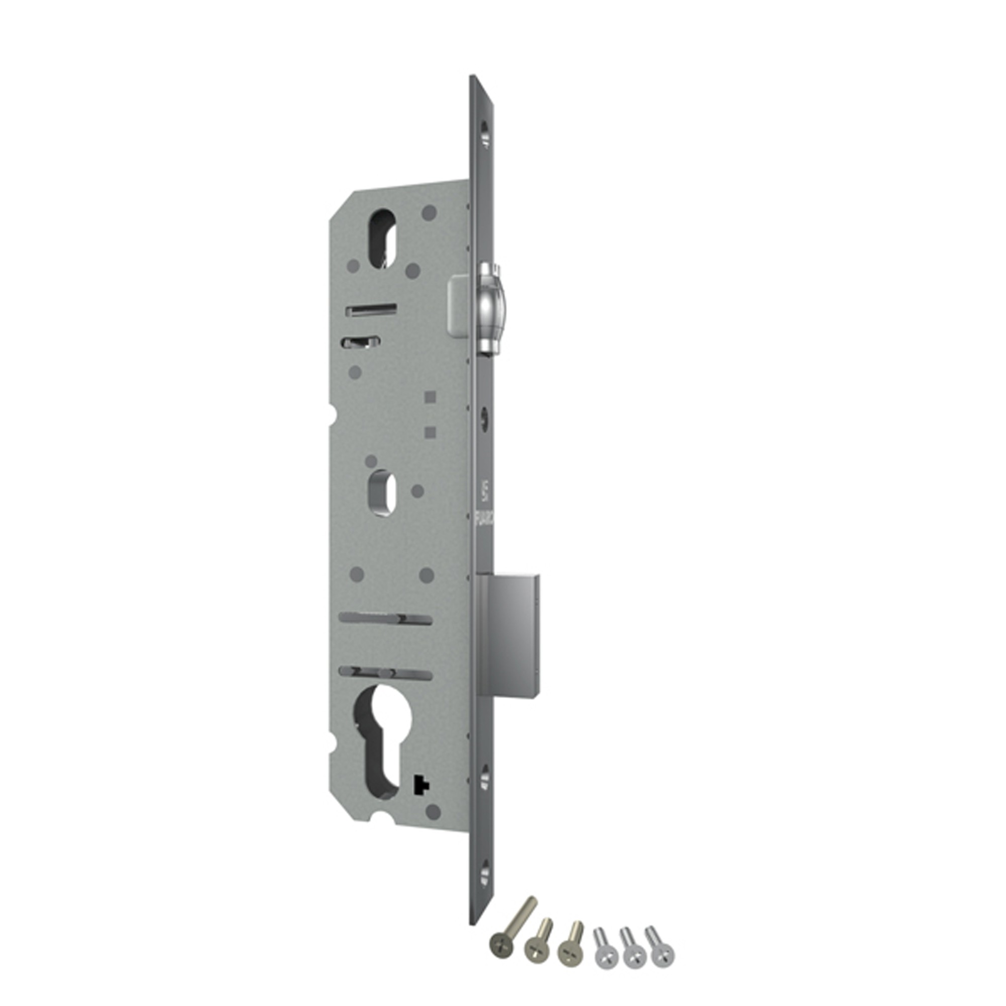 Корпус Fuaro (Фуаро) узкопрофильного замка с роликовой защёлкой PROF5124-30 CP хром Корпус Fuaro (Фуаро) узкопрофильного замка с роликовой защёлкой PROF5124-30 CP хром