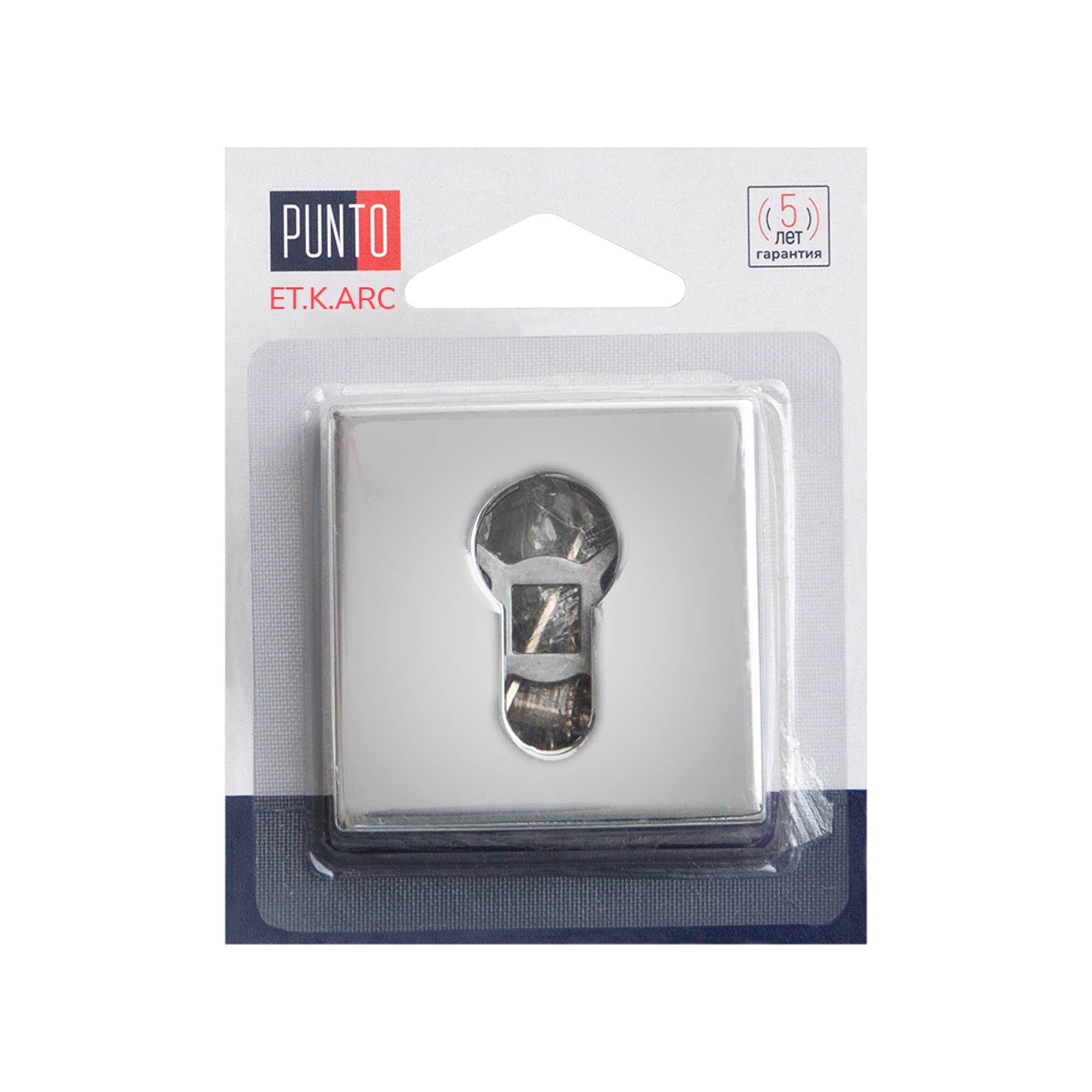 Накладка Punto (Пунто) под цилиндр ET.K.ARC.Q52 (ET ARC) CP-8 хром Накладка Punto (Пунто) под цилиндр ET.K.ARC.Q52 (ET ARC) CP-8 хром