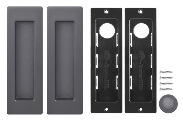 Ручка Armadillo (Армадилло) для раздвижных дверей SH.URB153.010 (SH010 URB) BPVD-77 вороненый никель 