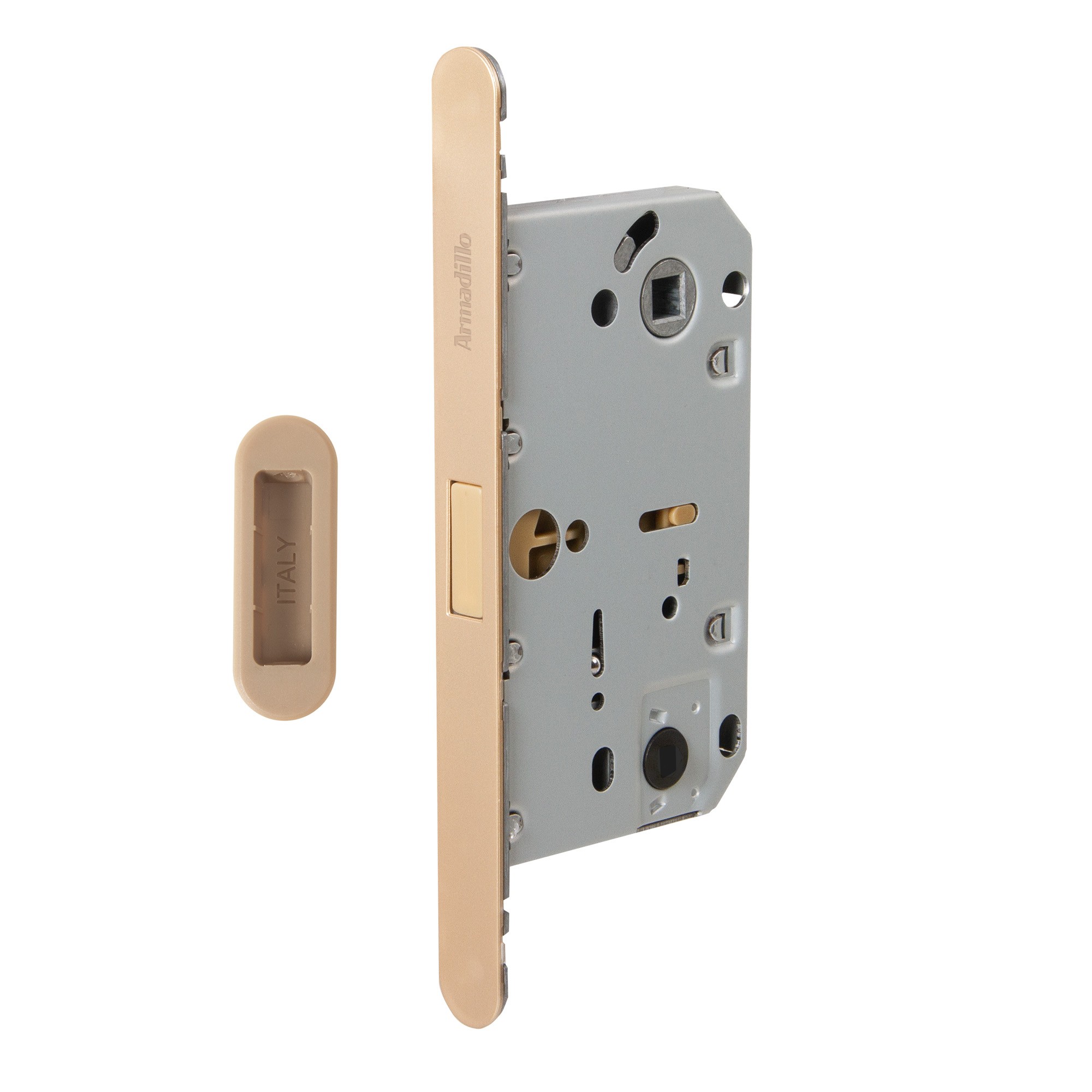 Магнитная Armadillo (Армадилло) защелка WC с ответной планкой GRAVITY.PRO G01.196.50.96 FSG флорентийское золото Магнитная Armadillo (Армадилло) защелка WC с ответной планкой GRAVITY.PRO G01.196.50.96 FSG флорентийское золото
