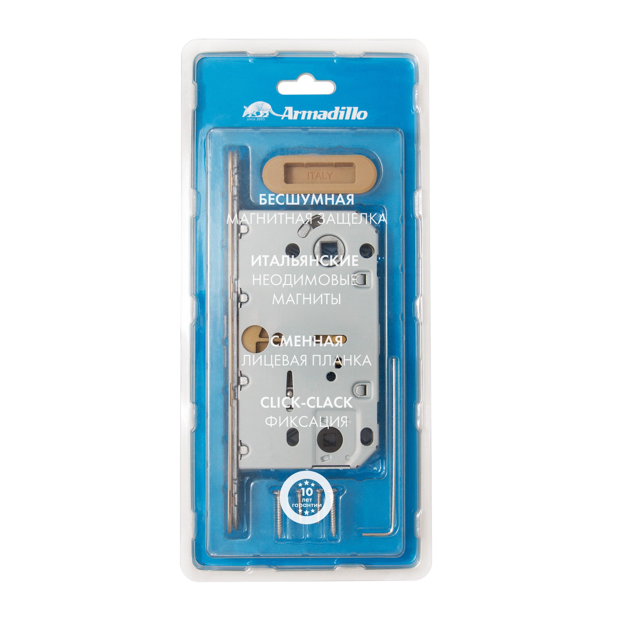 Магнитная Armadillo (Армадилло) защелка WC с ответной планкой GRAVITY.PRO G01.196.50.96 FSG флорентийское золото Магнитная Armadillo (Армадилло) защелка WC с ответной планкой GRAVITY.PRO G01.196.50.96 FSG флорентийское золото