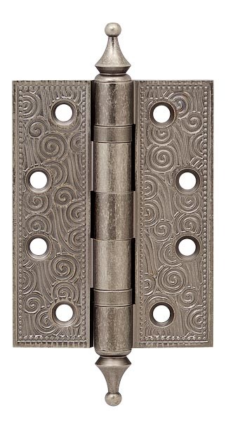 Петля Armadillo (Армадилло) универсальная Castillo CL 500-A4 102x76x3,5 AS Античное серебро 