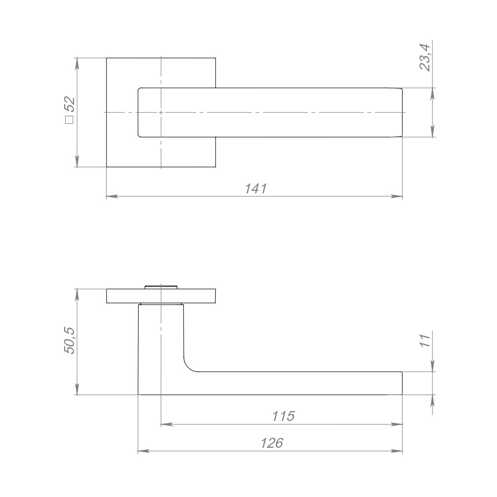 Ручка Fuaro (Фуаро) раздельная K.TRG52.TETRAGON BL-24 черный квадрат 8х170 мм Ручка Fuaro (Фуаро) раздельная K.TRG52.TETRAGON BL-24 черный квадрат 8х170 мм