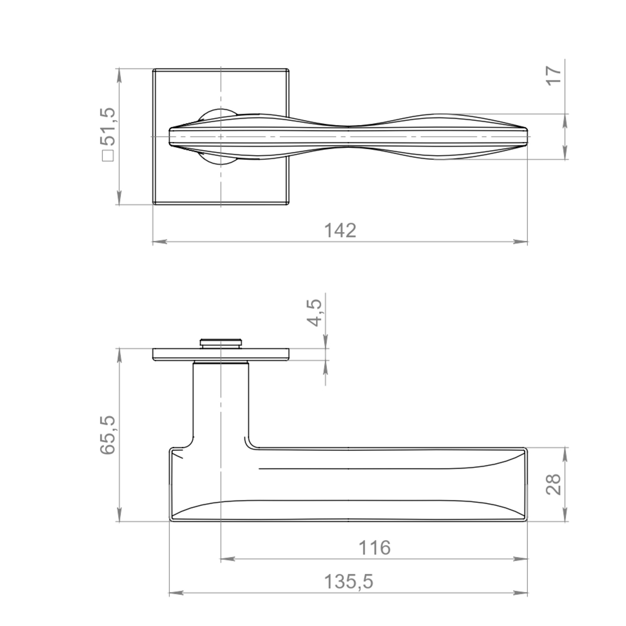 Ручка Armadillo (Армадилло) раздельная K.YM.BANOFFE FSG-39 флор. золото Ручка Armadillo (Армадилло) раздельная K.YM.BANOFFE FSG-39 флор. золото