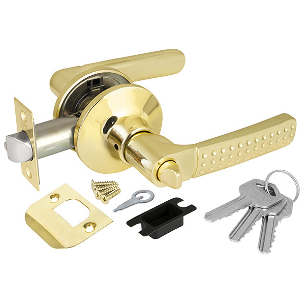 Ручка Punto (Пунто) защелка DK626 PB-ET (6026 PB-E) (кл./фик.) золото Ручка Punto (Пунто) защелка DK626 PB-ET (6026 PB-E) (кл./фик.) золото