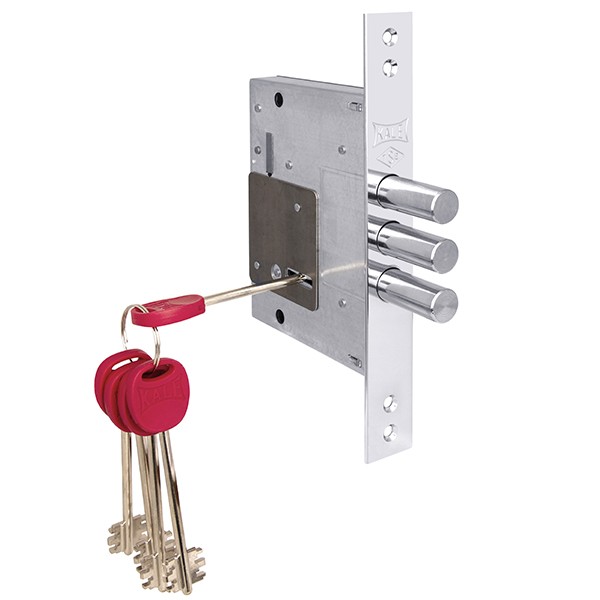 Замок Kale kilit (Кале килит) врезной сувальдный 257/L (тех. комплектация), 5 кл. (кл. 60 мм) 