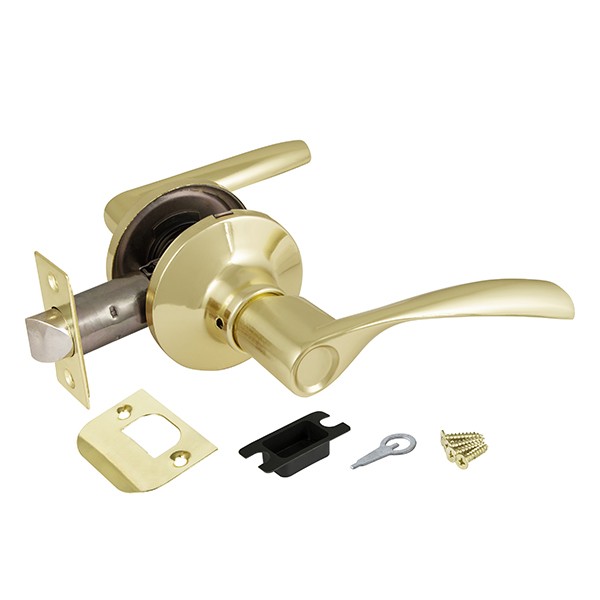 Ручка Ajax (Аякс) защелка DK610 PB-PS (6010 PB-P) (без фик.) золото 