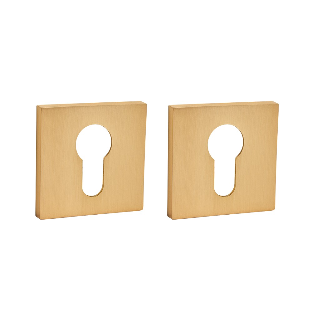 Накладка Ajax (Аякс) под цилиндр ET.K.JS51 (ET JS) SSG-39 сатинированное золото Накладка Ajax (Аякс) под цилиндр ET.K.JS51 (ET JS) SSG-39 сатинированное золото