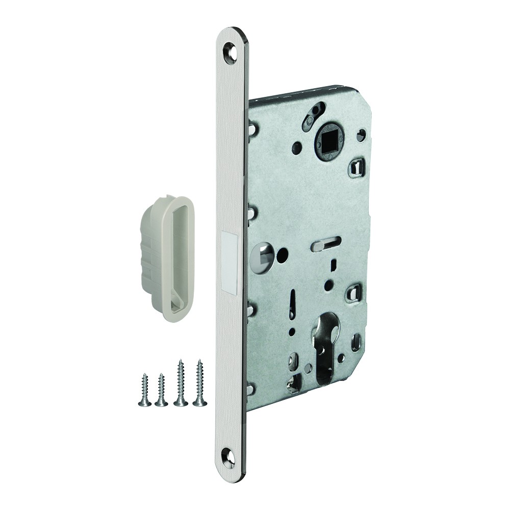 Корпус Ajax (Аякс) врезного замка с защелкой MAGNLN85-50 SN мат.никель Корпус Ajax (Аякс) врезного замка с защелкой MAGNLN85-50 SN мат.никель