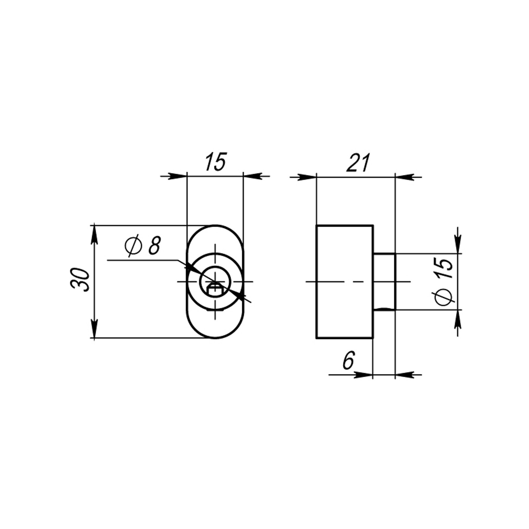 Вертушка Armadillo (Армадилло) на шток цилиндра T.Knob-S (CB-S) SN-3 мат.никель Вертушка Armadillo (Армадилло) на шток цилиндра T.Knob-S (CB-S) SN-3 мат.никель