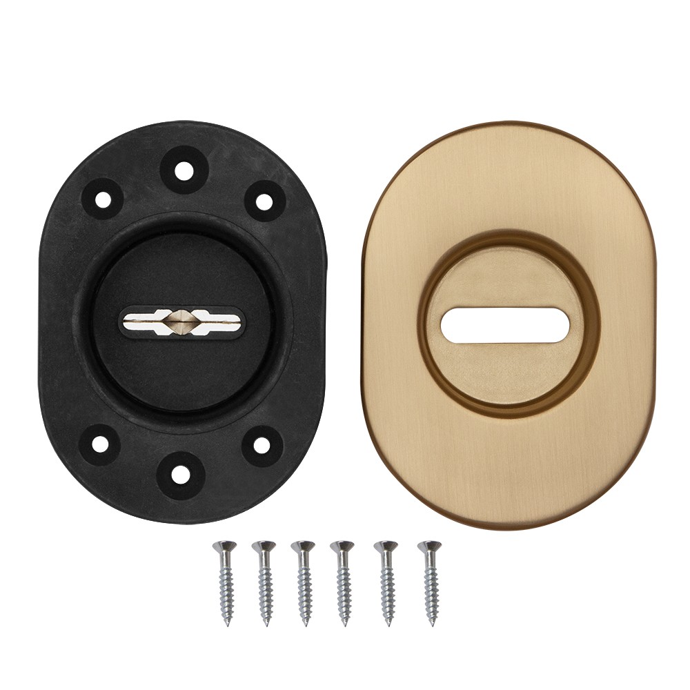 Накладка Fuaro (Фуаро) на сувальдный замок ESC.S-auto.RLR/U/R.477 SSG-39 сатин. золото (1шт.) Накладка Fuaro (Фуаро) на сувальдный замок ESC.S-auto.RLR/U/R.477 SSG-39 сатин. золото (1шт.)