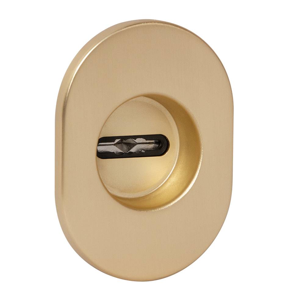 Накладка Fuaro (Фуаро) на сувальдный замок ESC.S-auto.RLR/U/R.477 SSG-39 сатин. золото (1шт.) 