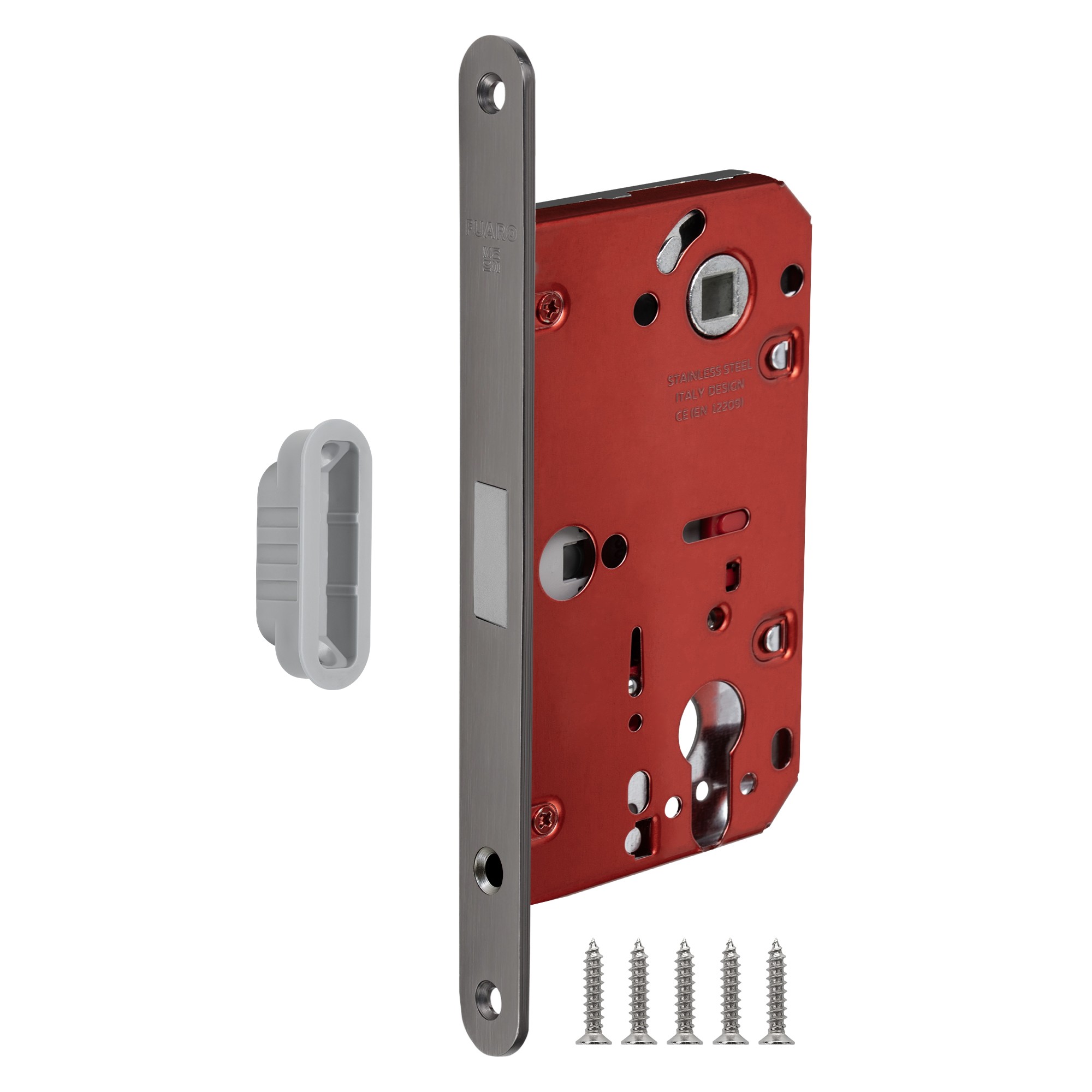 Корпус Fuaro (Фуаро) врезного замка MAGNM85C-50/BL INOX GR-23 графит (блистер) Корпус Fuaro (Фуаро) врезного замка MAGNM85C-50/BL INOX GR-23 графит (блистер)