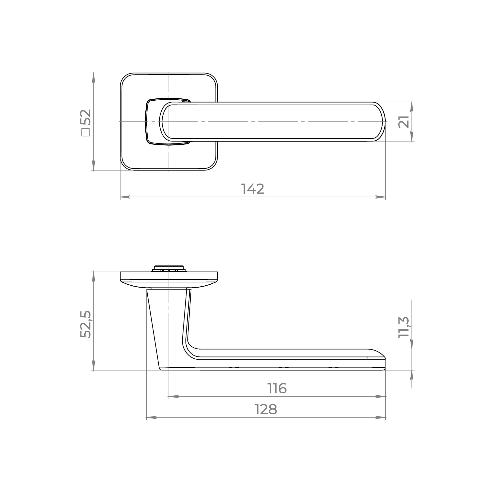 Ручка Ajax (Аякс) раздельная K.MD50.COMBO 140mm BL-24 черный Ручка Ajax (Аякс) раздельная K.MD50.COMBO 140mm BL-24 черный
