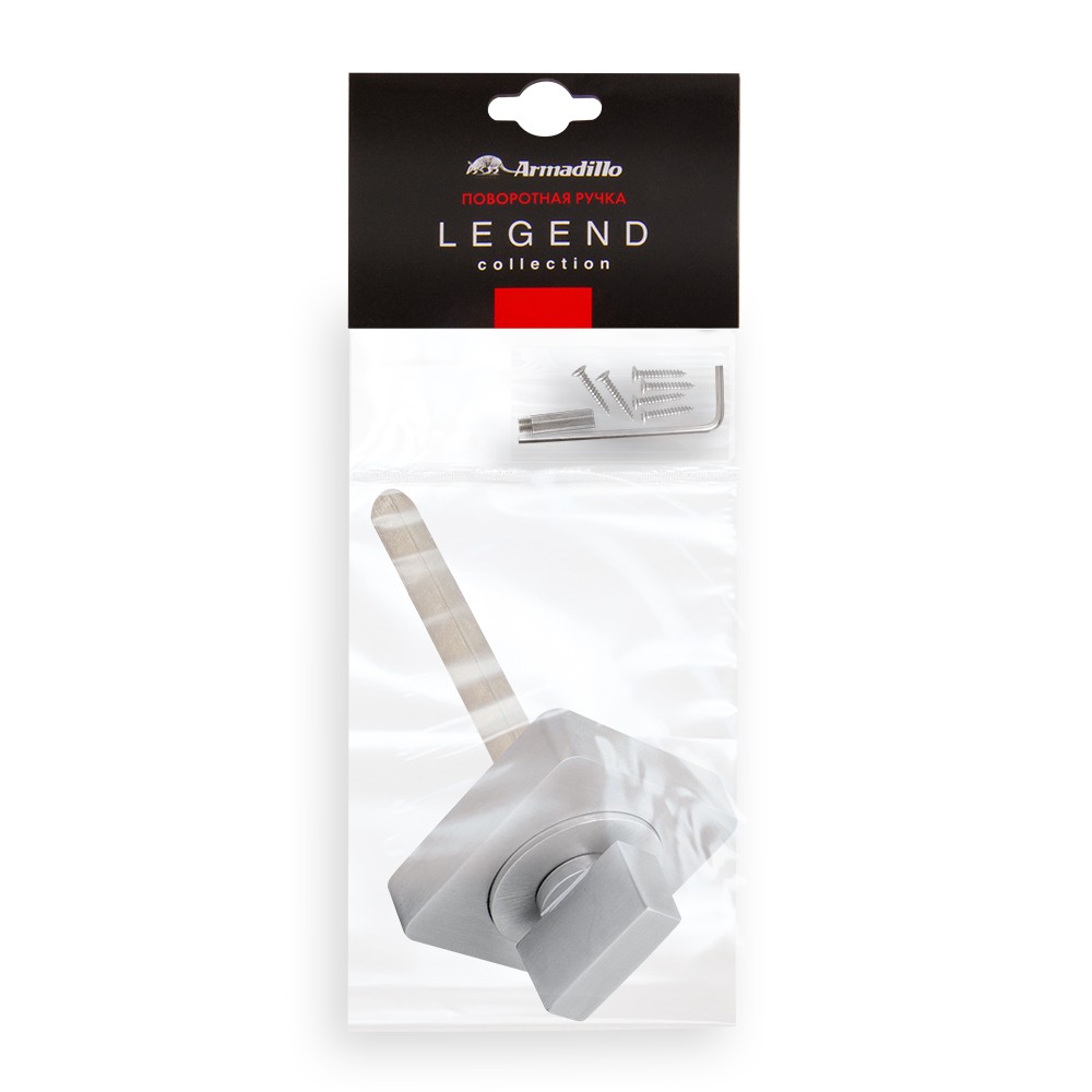 Ручка Armadillo (Армадилло) поворотная BKW8.K.SQ52 (BKW8/SQ) SN-3 матовый никель Ручка Armadillo (Армадилло) поворотная BKW8.K.SQ52 (BKW8/SQ) SN-3 матовый никель