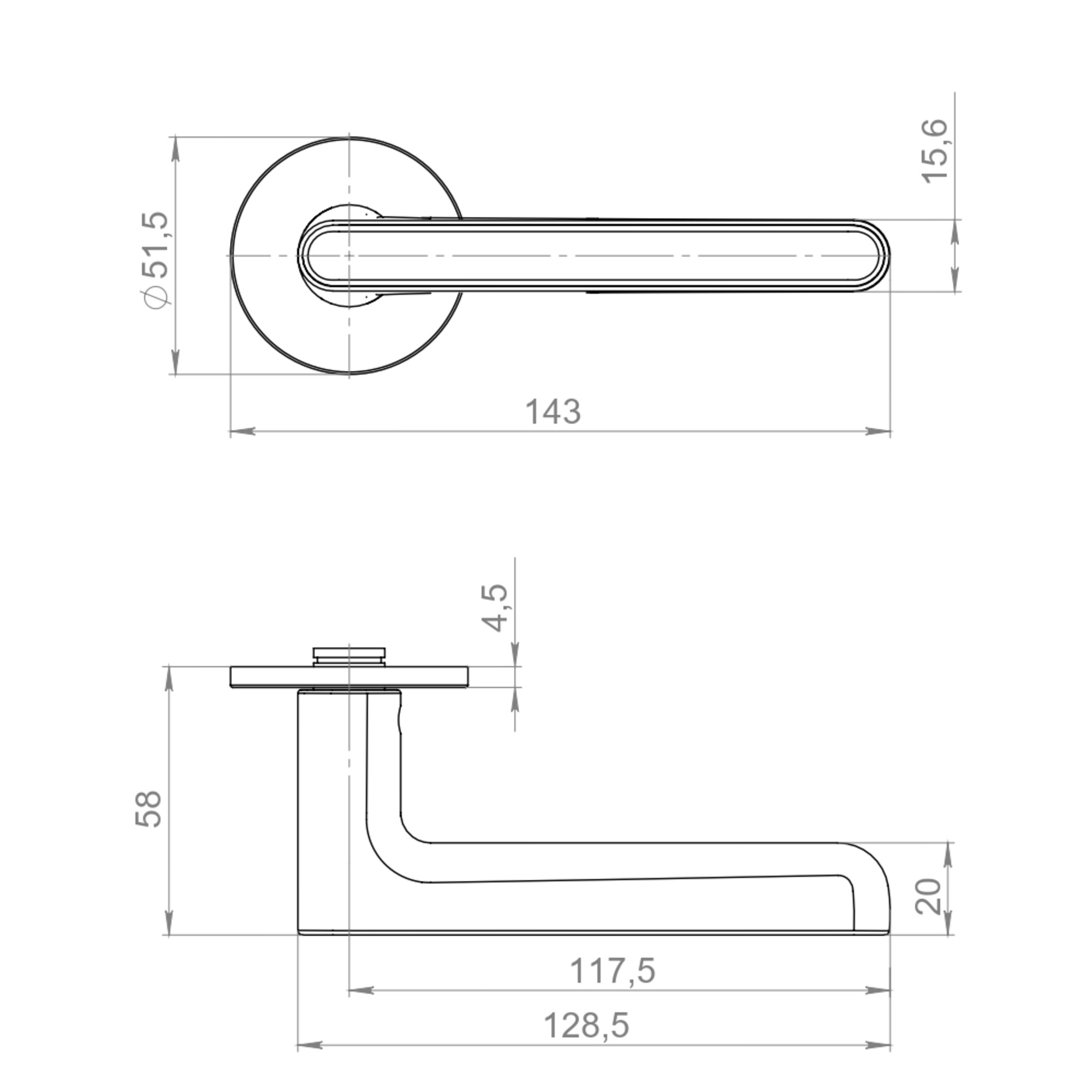 Ручка Armadillo (Армадилло) раздельная R.YM.CINNAMON AC-9 медь Ручка Armadillo (Армадилло) раздельная R.YM.CINNAMON AC-9 медь