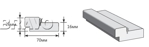 Коробка 2070*70*26 (у,п) Коробка 2070*70*26 (у,п)