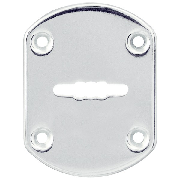 Декоративная Punto (Пунто) накладка ESC021/0-SS (нержавейка) на сув. замок без шторки (1 шт.) тех.упак. 