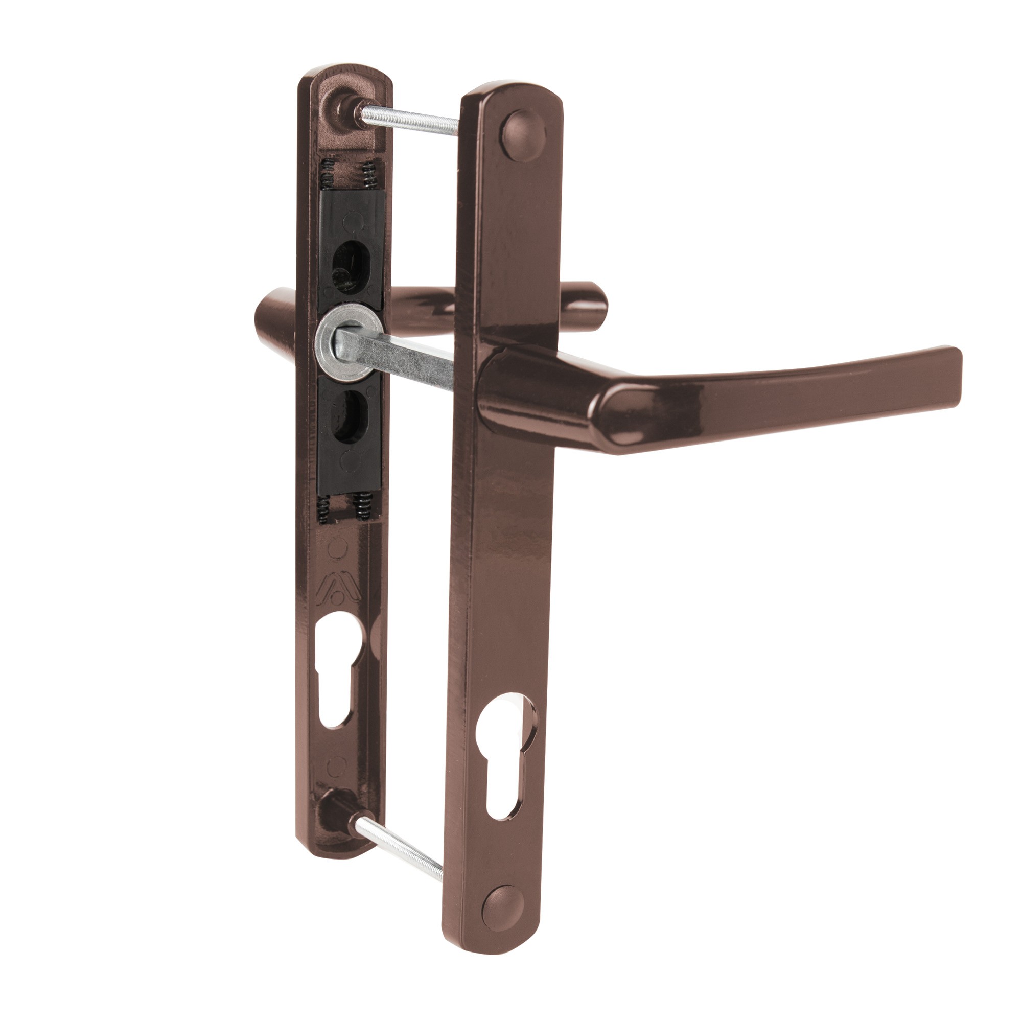 Ручка Punto (Пунто) на планке HANDLE.85.25.67-75 RAL 8017 коричневый Ручка Punto (Пунто) на планке HANDLE.85.25.67-75 RAL 8017 коричневый