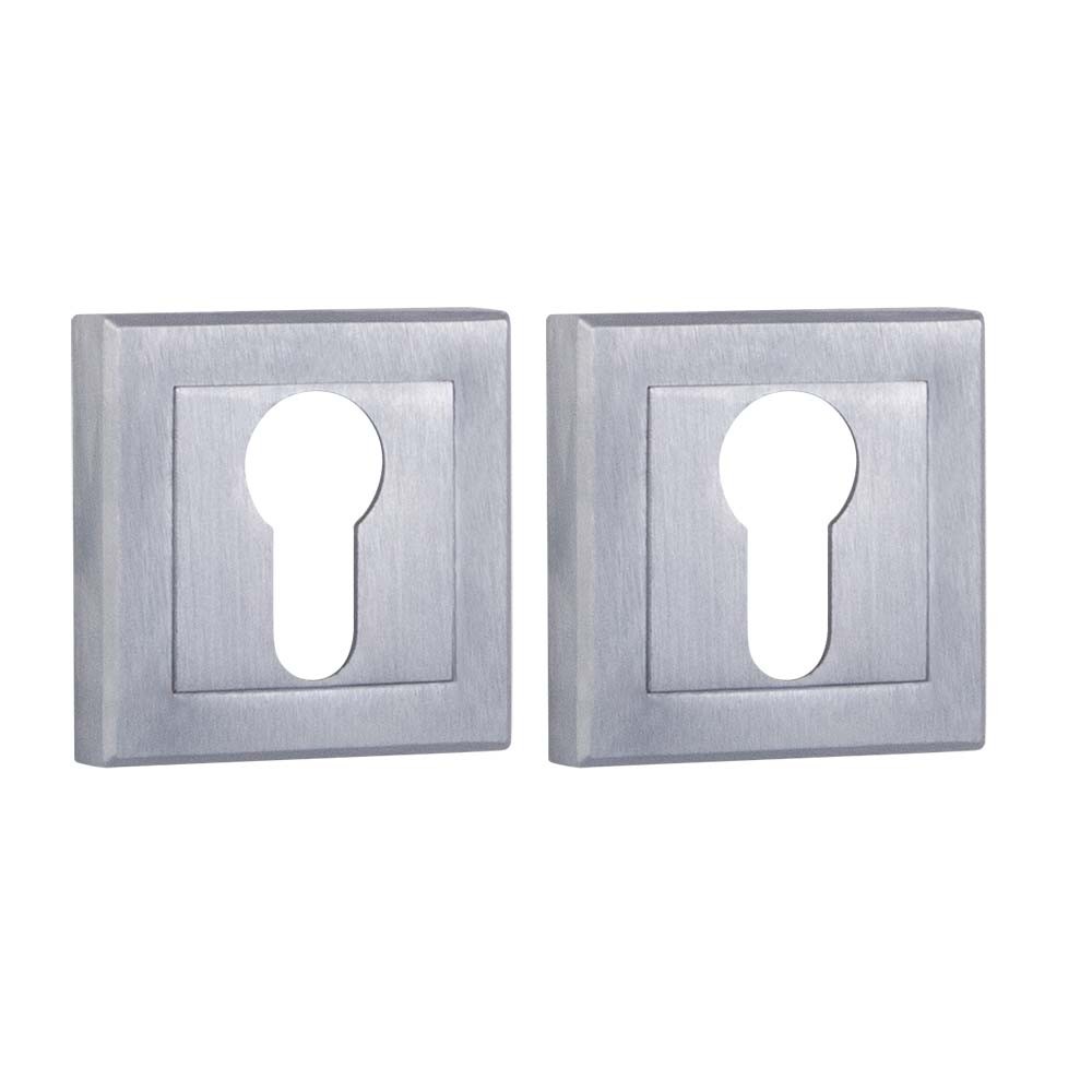 Накладка Punto (Пунто) под цилиндр ET.K.QL52 (ET QL) SSC-16 сатинированный хром 