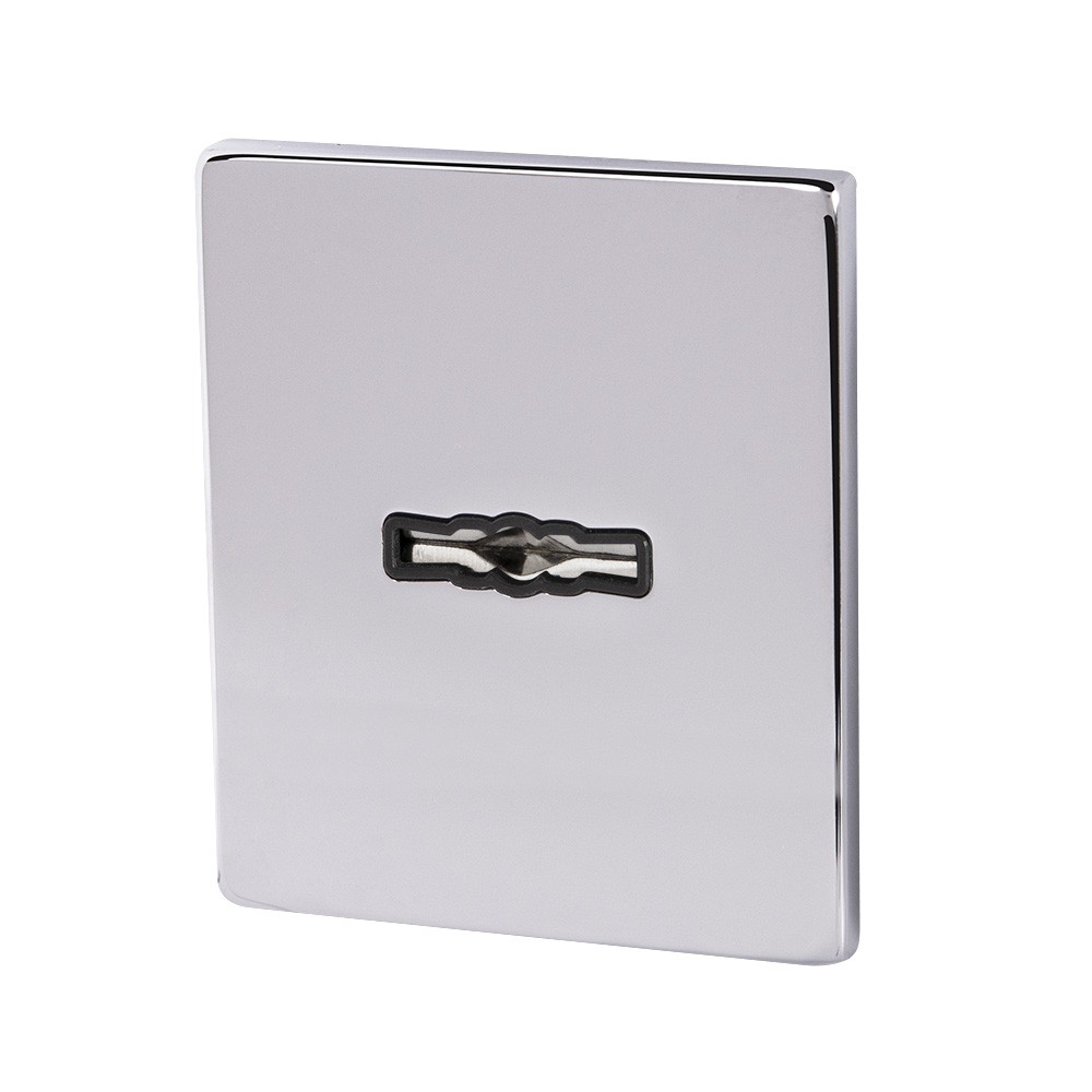 Накладка Armadillo (Армадилло) на сувальдный замок ESC.S-auto.USS/K (PS Protector/USS) CP хром 