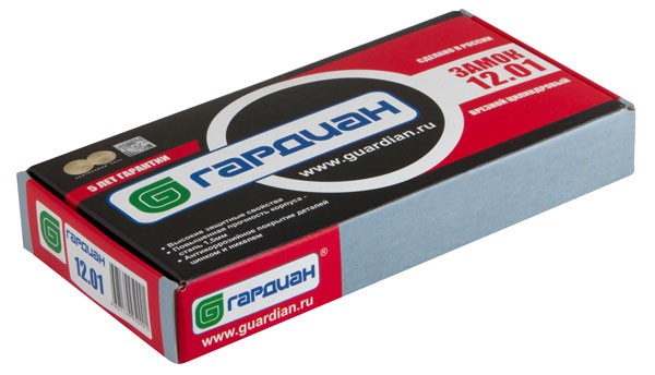 Корпус Guardian (Гардиан) врезного замка ЗВ 12.01 /123:32/ 