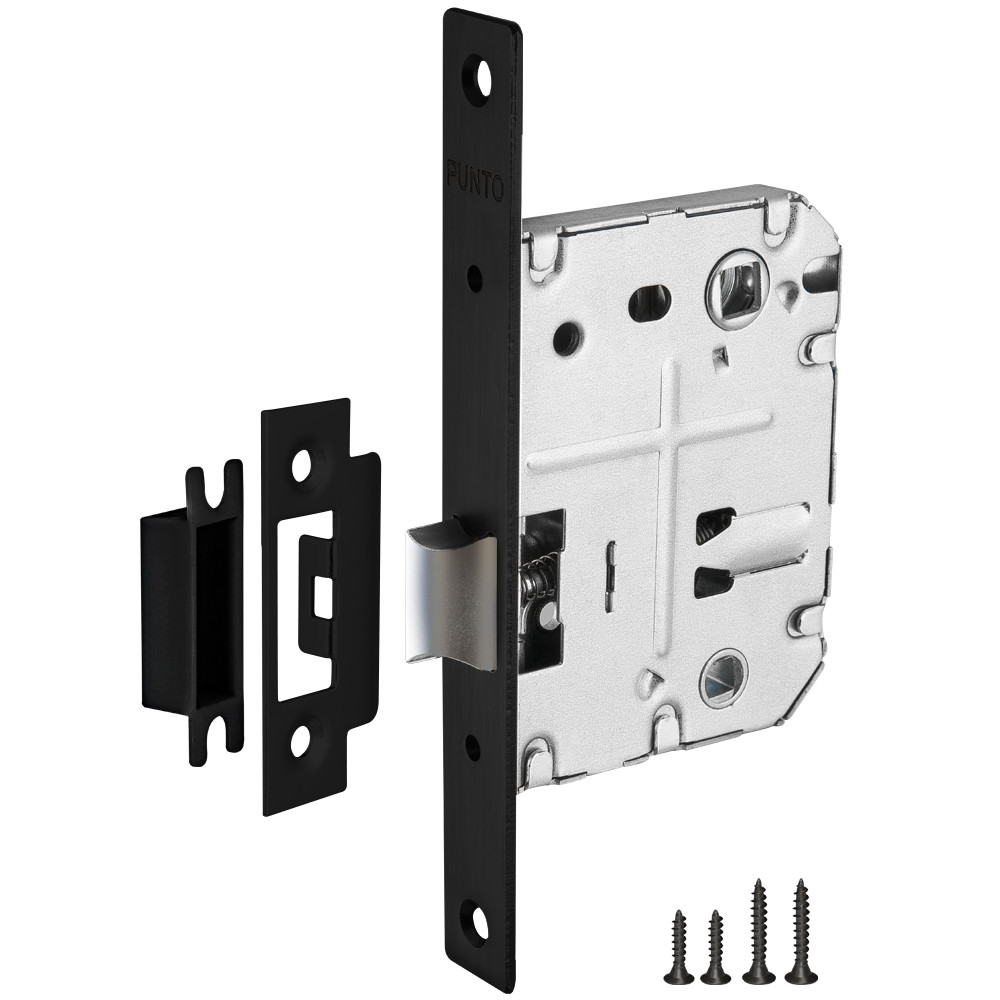 Защелка Punto (Пунто) врезная METL72-50 ( L72-50) BL черный 